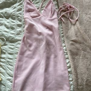 lucy in the sky pink bodycon dress